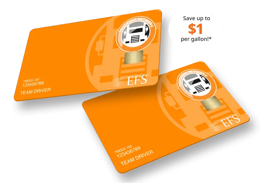 Diesel fuel discount card