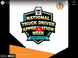 ​Truckers Network CEO, Steve Gold, Featured on Sirius XM’s Road Dog Trucking Channel!